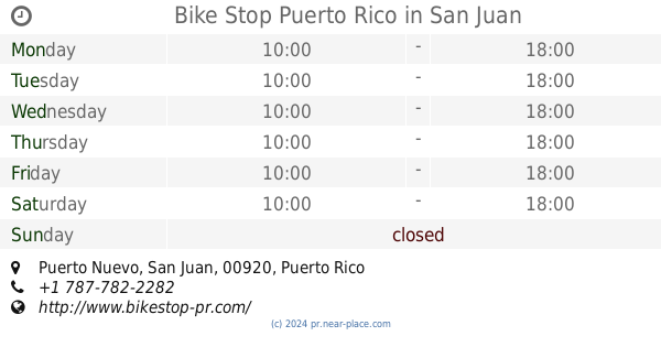 bike stop puerto rico san juan